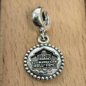 Pandora Pro Football Hall of Fame Charm Pendant, S925 Silver Bracelets